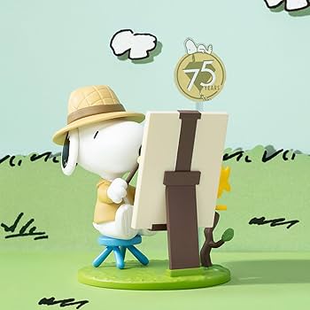 POP MART Peanuts 75th スヌーピー　シークレット Amazon.com: POP MART Peanuts 75th Anniversary | Snoopy Comic